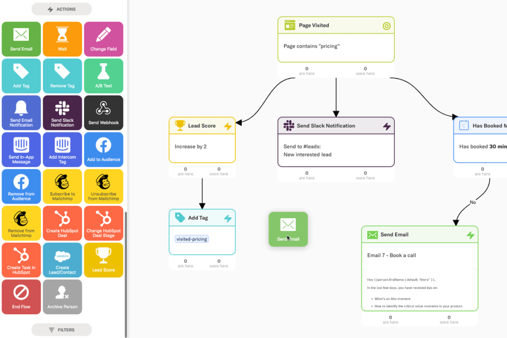 Encharge Email Marketing Automation Tool